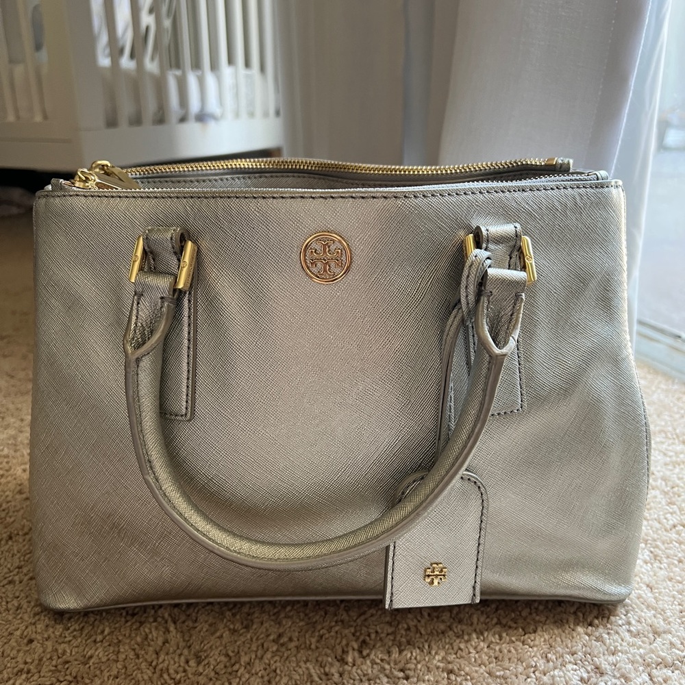 Tory Burch Silver Handbag